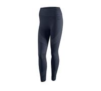 Wilson CHI SMLS Tight Leggings da Donna, Poliestere/Nylon/Spandex, Grigio-Azzurro (Outer Space), Taglia XL, WRA792602XL