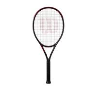 Wilson Clash 26 V3 Racchetta da Tennis, Bambini, Nero e Rosso, Misura 26 | In alluminio ed asta in grafite, racchetta da badminton per gioco ricreativo per colpi fluidi ed un'elevata stabilità