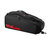Borsa per racchette Wilson Clash V3 6PK Racquet Bag Black/Infrared