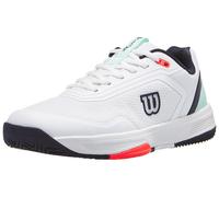 Scarpe da tennis da uomo Wilson Court Glide - white/bay/fiery coral - Bianco (45 1/3)