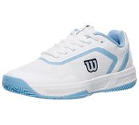 Wilson Courtglide Women's Tennis Shoe, Scarpa Donna, White/Airy Blue/Navy Blazer, 42 EU Larga