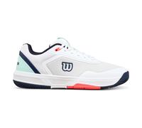 Scarpe da tennis da uomo Wilson Court Glide - white/bay/fiery coral - Bianco (43 1/3)