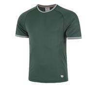 Wilson Court Performance Crew Maglietta Uomini in verde scuro