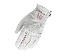 Wilson Guanto da golf per donna, Taglia L, Sinistra, LLH, Bianco, Feel Plus, WGJA00770L