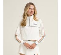 Wilson Davenport Woven Popover Felpa Donna in crema, Taglia: XL