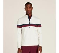 Wilson Elevate Performance Half Zip Long Sleeve T-shirt Bianco 2XL Uomo