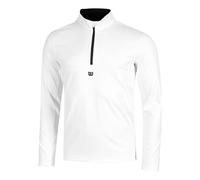 Felpa da uomo Wilson M Elevate Performance 1/2 Zip Bright White S S