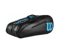 Wilson Elite Borsa Per Racchetta Da 15 - Nero, Blu