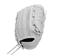 Wilson Fall 2024 A1000 V125 12.5 Outfield Fastpitch Softballhandschuh Wei /Grau Rechtsh nder
