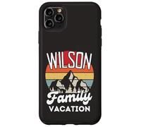 Wilson Family Vacanza Montagna Retro Tramonto Corrispondenza Custodia per iPhone 11 Pro Max