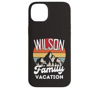 Wilson Family Vacanza Montagna Retro Tramonto Corrispondenza Custodia per iPhone 14 Plus