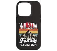 Wilson Family Vacanza Montagna Retro Tramonto Corrispondenza Custodia per iPhone 14 Pro