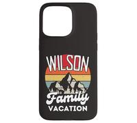 Wilson Family Vacanza Montagna Retro Tramonto Corrispondenza Custodia per iPhone 15 Pro Max