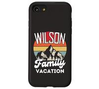 Wilson Family Vacanza Montagna Retro Tramonto Corrispondenza Custodia per iPhone SE (2020) / 7/8