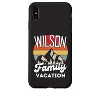 Wilson Family Vacanza Montagna Retro Tramonto Corrispondenza Custodia per iPhone XS Max