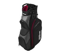 Wilson Feather - Sacca da golf, colore: Nero/Grigio/Rosso