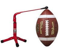 Wilson, Football americano, Treppiede ferma-palla Pro Kick, Rosso, Metallo, Pieghevole, Per palloni di dimensioni standard, WTF9913
