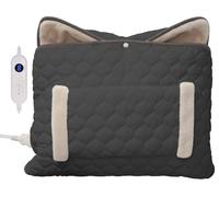 Wilson Gabor Scaldapiedi e Cuscino Riscaldante 2 in 1, 10 Livelli, Timer 1-9 Ore, 50 W, Antracite