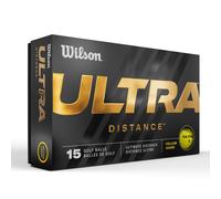 Wilson Ultra Distanza 15 Palline da Golf Giallo