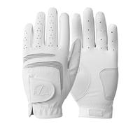 Wilson Grip Plus Guanto Da Golf Da Uomo, Offre Una Presa Impareggiabile, Con Design In Mesh Traspirante E Dettagli Riflettenti, Colore: Bianco/Nero Taglia: S (Mano Destra)