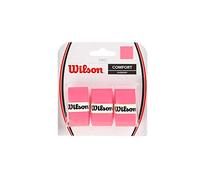 Wilson Grip WRZ4014PK Impugnatura Pro Overgrip, Unisex, Rosa, 3 Unità