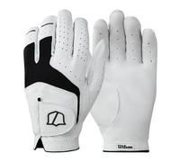 Wilson Guanto Da Golf Conform Da Donna, Realizzato In Pregiata Pelle Cabretta, Con Design Dinamico In Mesh E Controllo Della Presa Eccezionale, Colore: Bianco, Taglia: L (Mano Sinistra)