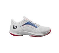 Wilson Hurakn 2.0, Tennis Shoe Donna, White/Deja VU Blue Red, 36 2/3 EU
