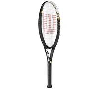 Wilson Hyper Hammer 5.3 - Racchetta da tennis, per principianti e giocatori intermedi, impugnatura L2, nero/bianco/verde, WRT58610U2