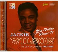 Jackie Wilson You Better Know It: The US & UK Chart Hits 1957 - 1962 (CD) Album