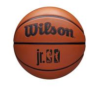 Wilson JR NBA WNBA DRV Pallone Da Basket, Realizzato Con Un Rivestimento Resistente, Per Un Controllo Ottimale e Una Compatibilità Con Diverse Superfici, Colore: Marrone, Misura: 5