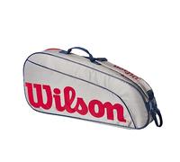 Wilson Junior 3 Pack borsa da tennis per bambini grigio WR8023901001