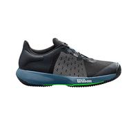 Wilson Kaos Swift, Scarpe da Tennis Uomo, Black China Blue Green Gecko, 45 1/3 EU