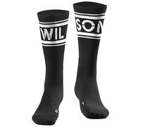 Wilson M Since 1914 Crew Sock 1Pr/PK Calzini Uomo, Nero/White, M/L