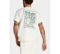 Wilson Men Spring Cotton Graphic T-Shirt Beige L