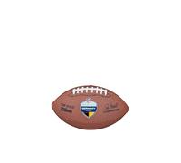 Wilson Mini Replica Del Pallone da Football NFL Germany Games, Con Una Sensazione Morbida Al Tatto, Presa Facile e Finitura di Alta Qualità, Colore: Marrone, Formato Mini