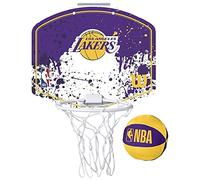 Set di palloni da basket Wilson NBA Team Mini Hoop Los Angeles Lakers