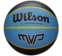 Wilson MVP 295 BSKT BLKBLU, Basketball Unisex-Adult, Nero/Blu, 7