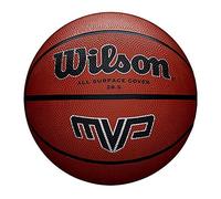 Wilson, Pallone da basket, MVP Basket, Arancione, Misura 6, Gomma, Uso all'interno e all'esterno, WTB1417XB06