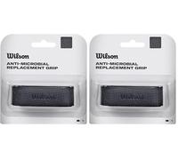 Wilson Nastro per Manico Racchetta da Tennis Dual Performance Grip, Gomma (Confezione da 2)