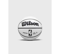 Wilson Mini Pallone da Basket NBA Autograph, Struttura Compatta e Presa Comoda, Colore: Marrone/Bianco, Taglia: 3