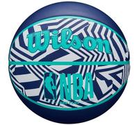 Wilson NBA DRV Plus Dazzle Camo Ball WZ3016102XB, palla da basket, unisex, blu navy, 5 EU