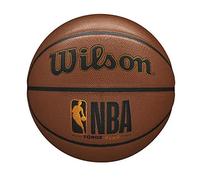 Wilson NBA Forge Series - Pallone da basket per interni ed esterni, colore: marrone, misura 12,7-69,8 cm