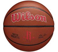 Wilson NBA Team Composite BSKT, Basketball Unisex-Adult, Marrone (Houston Rockets), Misura 7