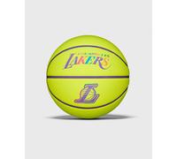 WILSON NBA TEAM NEON BASKETBALL LOS ANGELES LAKERS SIZE 7 men Sports Equipment yellow in taglia:ONE SIZE