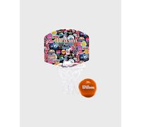 Wilson Mini Canestro da Basket NBA Team Retro, In Plastica da Appendere alla Porta, Gioca Ovunque, Multi