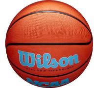 Wilson NCAA Elevate Vtx, Basketball Unisex-Adult, Arancione/Blu, 7