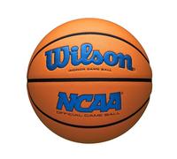 Wilson NCAA Evo NXT Pallone da basket ufficiale per interni, misura 6, 72,4 cm, blu reale/arancione