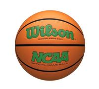 Wilson NCAA Evo NXT Pallone da basket ufficiale per interni, misura 6, 72,4 cm, verde/arancione