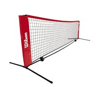 Wilson Net, Rete da Tennis Starter Ez, 3,05 m Unisex-Adult, Red, 0 m de ancho y altura Ajustable
