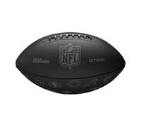 Wilson Pallone da Football NFL 32 Team – Camera d'aria, Blocco a pressione, Nero, Taglia ufficiale
